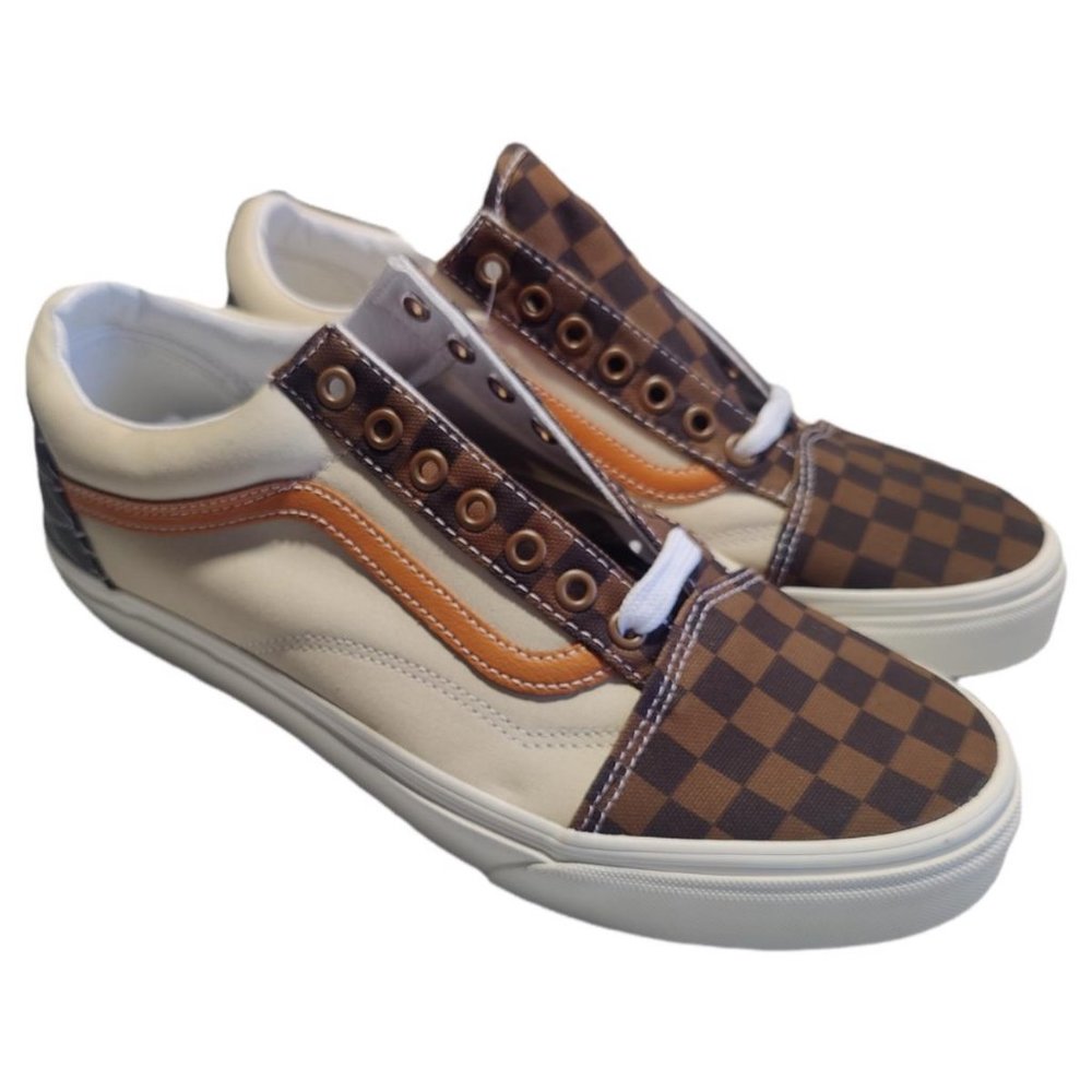 Vans Checker Mixed Utility Old Skool Skate Shoes
